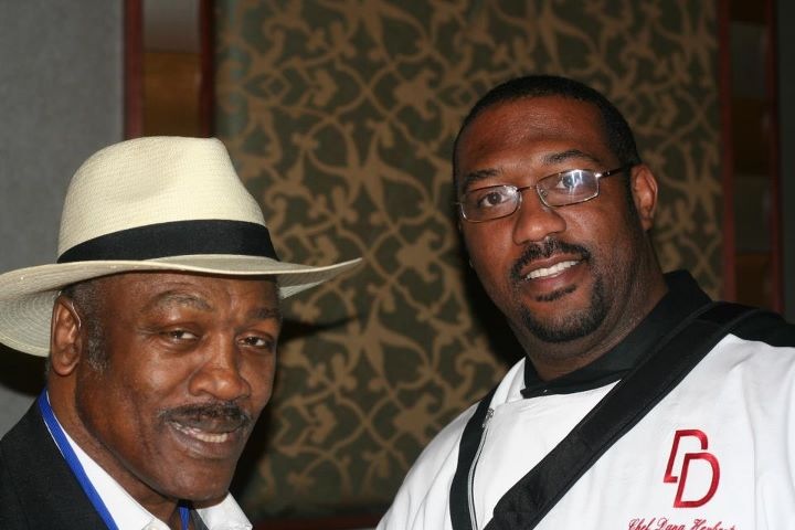 Chef Dana with Smokin Joe Frazier